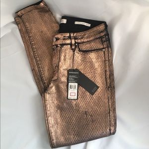 Guess Mid Rise Skinny Jeans Oxidized Copper 30